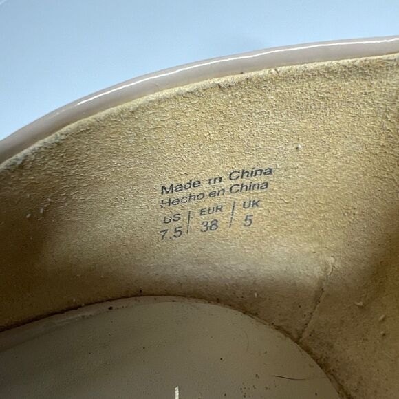 ALDO Genuine Leather Nude Pointy Heels Women’s Size 7,5 - Picture 6 of 9